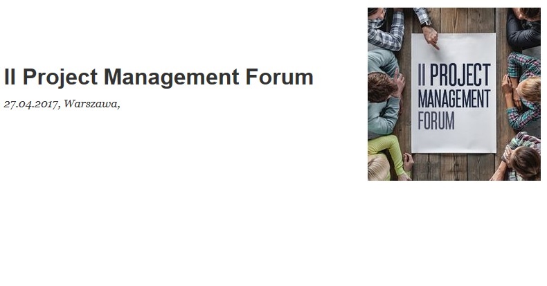 II Konferencja Project Management Forum 2017 