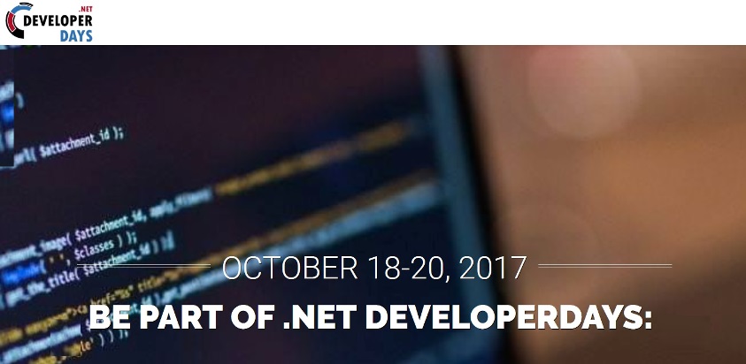 Konferencja .NET DeveloperDays 2017 