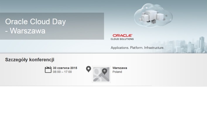 Konferencja Oracle Cloud Day 2015