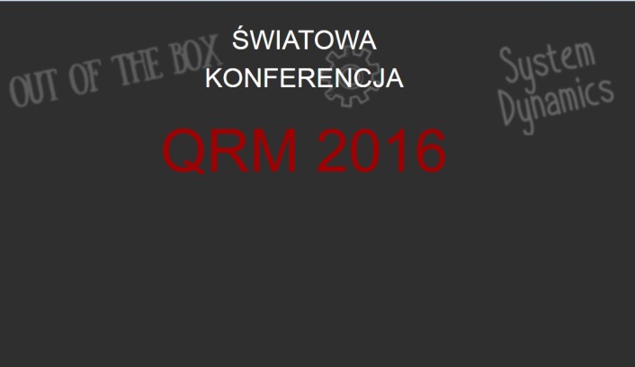 Konferencja Quick Response Manufacturing