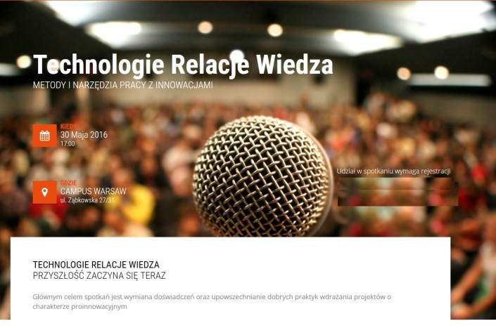 Konferencja Technologie Relacje Wiedza