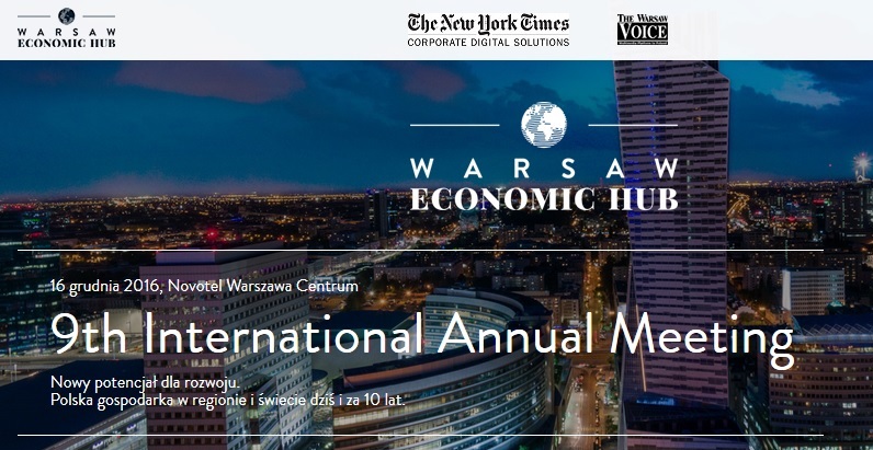 9 Konferencja Warsaw Economic Hub 2016