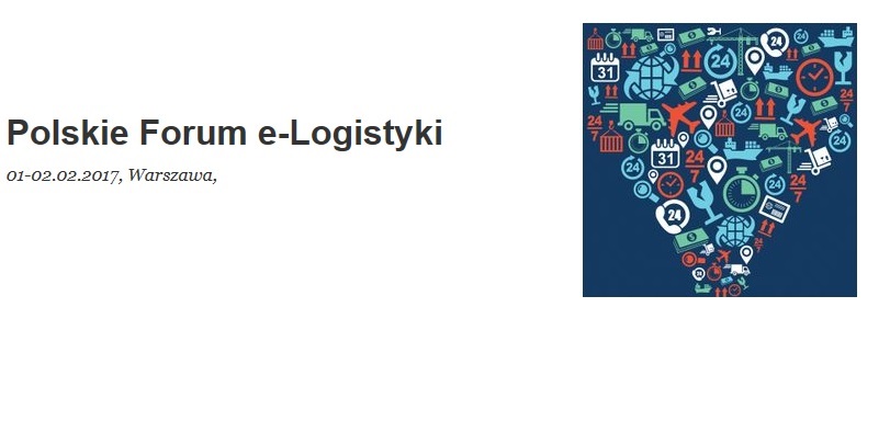 Konferencja Polskie Forum e-Logistyki 2016