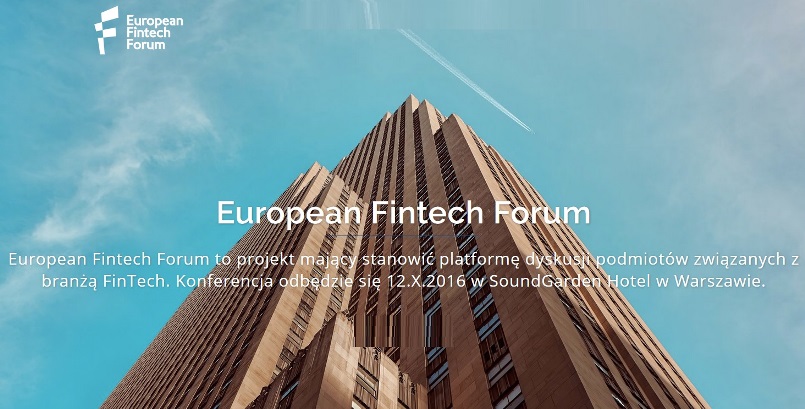 Konferencja European Fintech Forum 2016