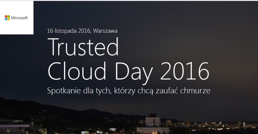 Konferencja Trusted Cloud Day 2016  