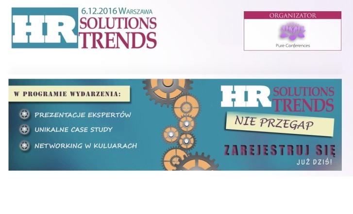Konferencja HR Solutions Trends 2016