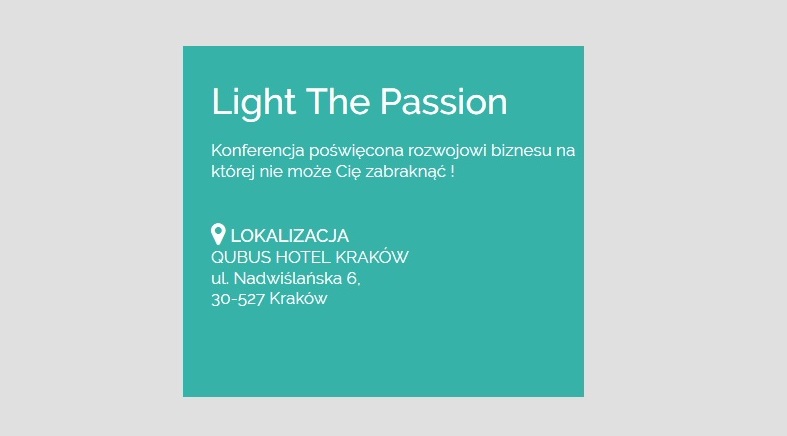 Konferencja Light The Passion 2016