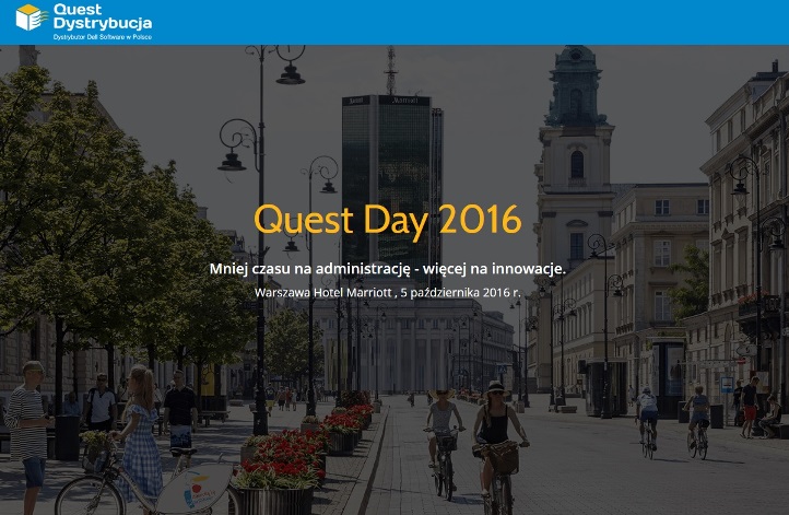 Konferencja Quest Day 2016 Mniej czasu na administrację – więcej na innowacje 