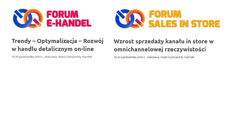 Forum e-Handel I II Forum Sales in Store 2016