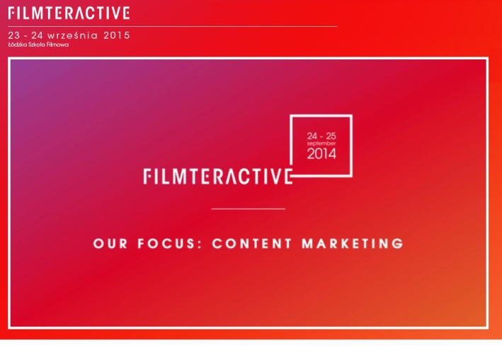 Konferencja Filmteractive Festival 2015
