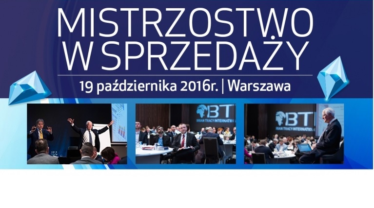 Warsztat Mistrzostwo Sprzedaży Brian Tracy 2016 