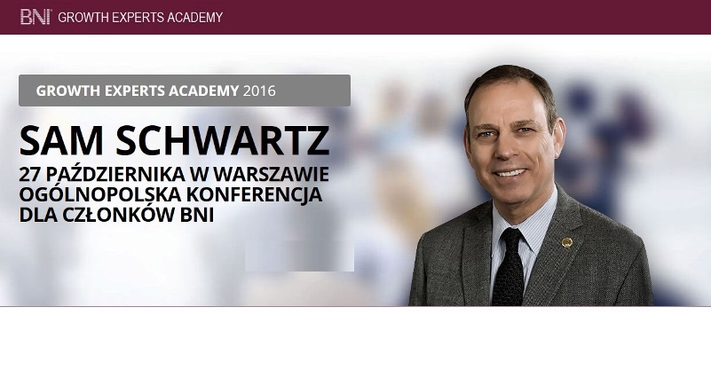 Konferncja Growth Expert Academy 2016. Konferencja dla członków BNI 