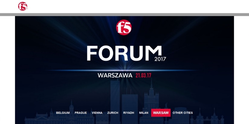 Konferencje F5 Forum 2017