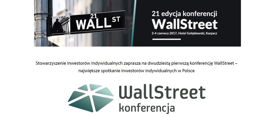 Konferencja Wall Street 21 2017 