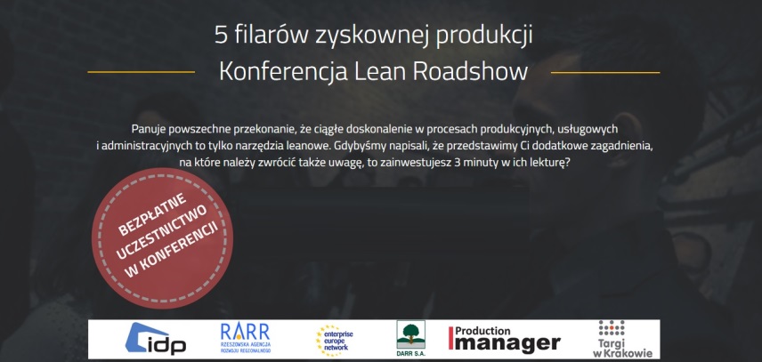 Konferencja Lean Roadshow 2017 