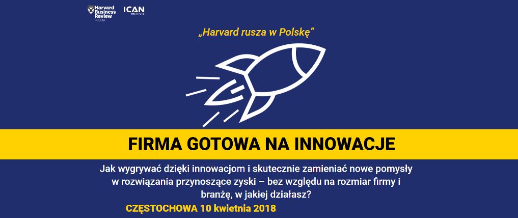 10.04.2018 Konferencja Firma gotowa na innowacje 2018  Częstochowa