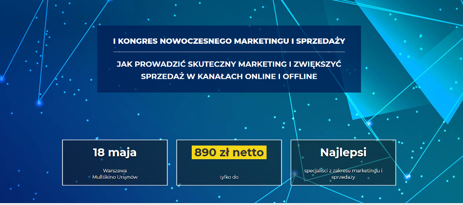 18.05.2018 I Kongres Nowoczesnego Marketingu i Sprzedaży 2018 Warszawa 