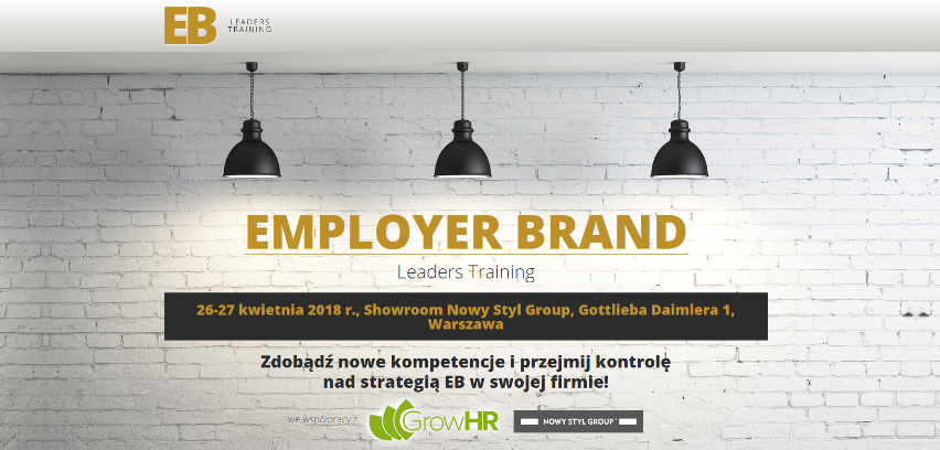 26-27.04.2018 Employer Brand Leaders Training 2018 Warszawa 