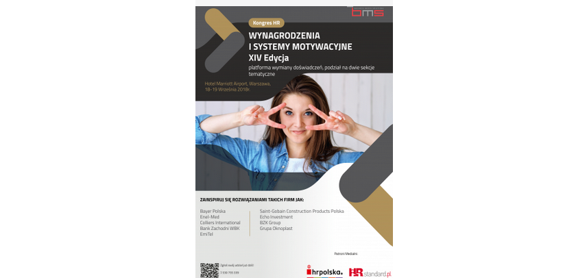 18-19.09.2018 Kongres HR - Wynagrodzenia i Systemy motywacyjne 2018 Warszawa 