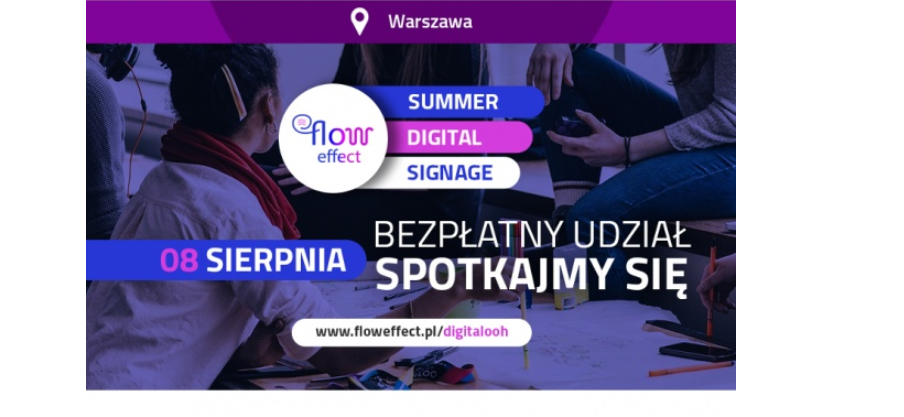 8.08.2018 Konferencja Summer Digital Signage 2018 Warszawa