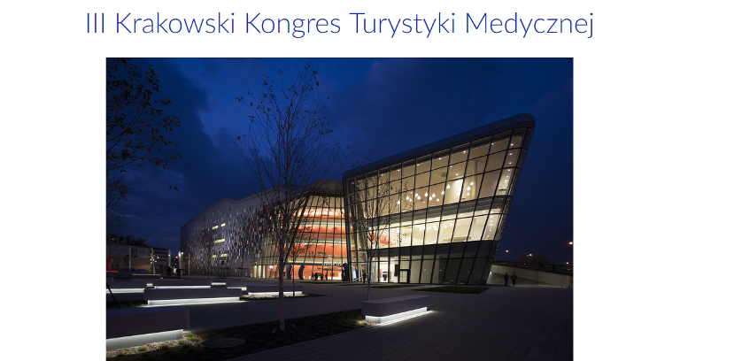 22-23.10.2018 III Krakowski Kongres Turystyki Medycznej 2018 Kraków 