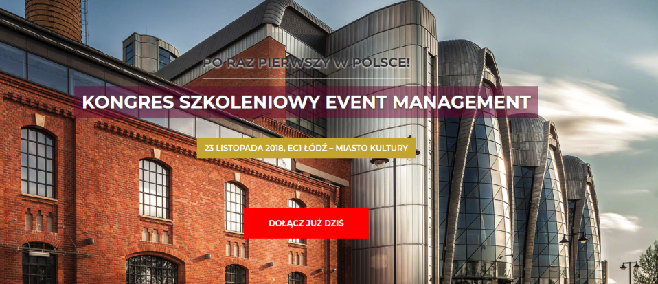 23.11.2018 Kongres Szkoleniowy Event Management 2018 Łódź 