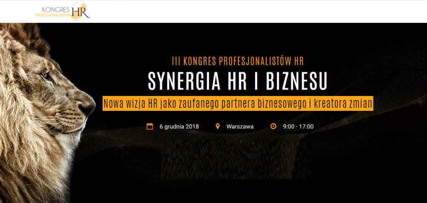 6.12.2018 III Kongres Profesjonalistów HR Synergia HR i Biznesu 2018 Warszawa 