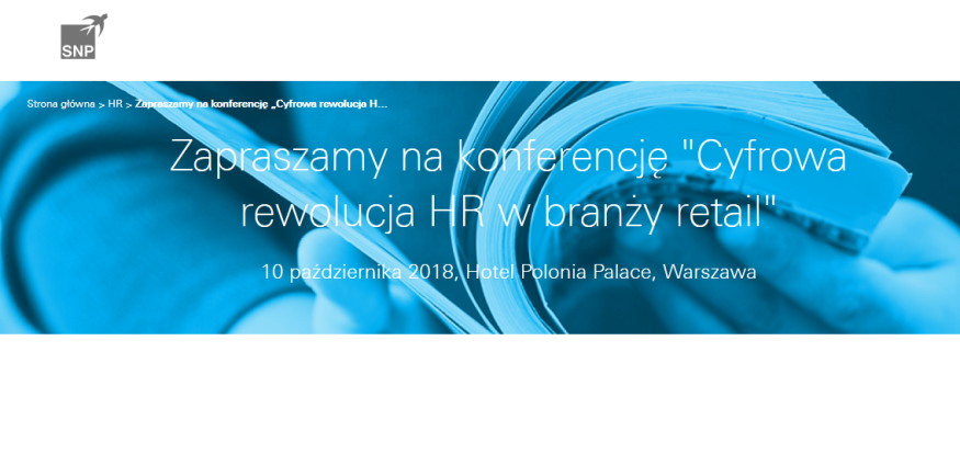 10.10.2018 Konferencja Cyfrowa rewolucja HR w branży retail 2018 Warszawa 