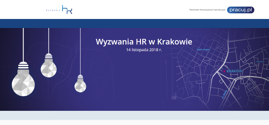 14.11.2018 Konferencja Wyzwania HR w Krakowie 2018 