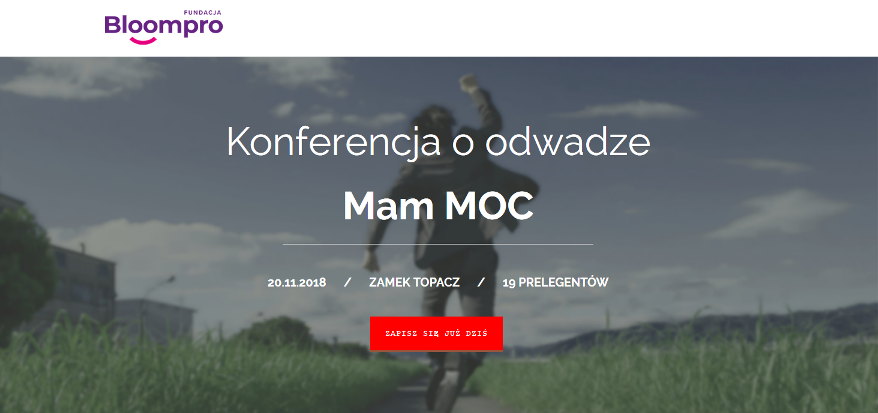 20.11.2018 Konferencja o odwadze Mam MOC 2018 Warszawa