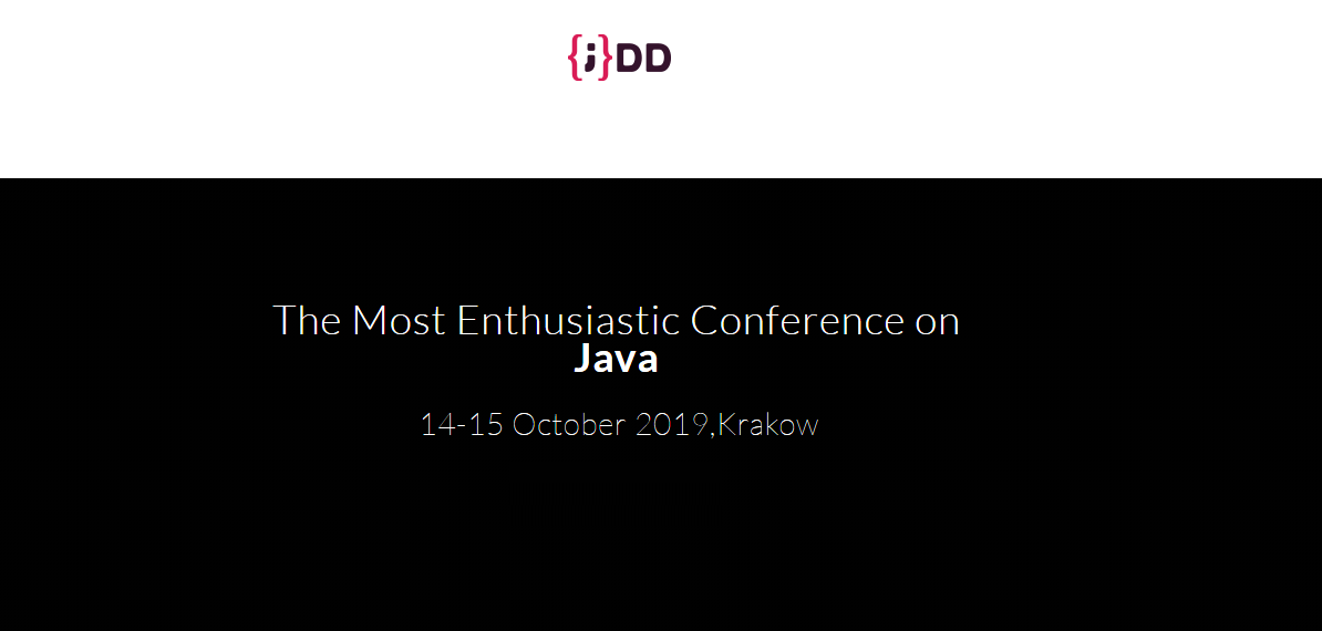 14-15.10.2019 Konferencja JDD 2019 The Most Enthusiastic Conference on Java Kraków 