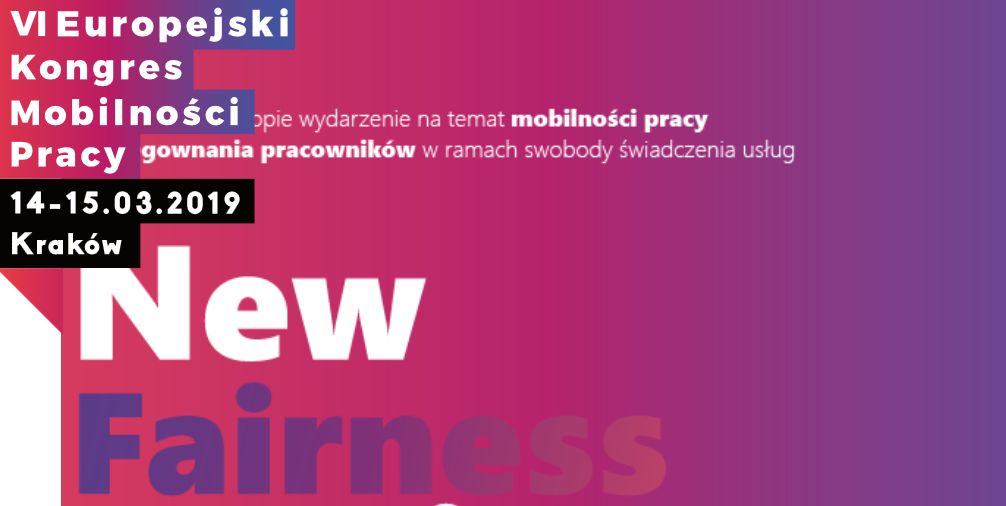 14-15.03.2019 VI Europejski Kongres Mobilności Pracy 2019 Kraków 