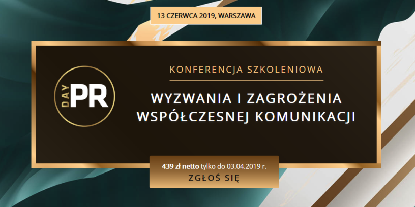 13.06.2019 Konferencja PR day 2019 Warszawa 