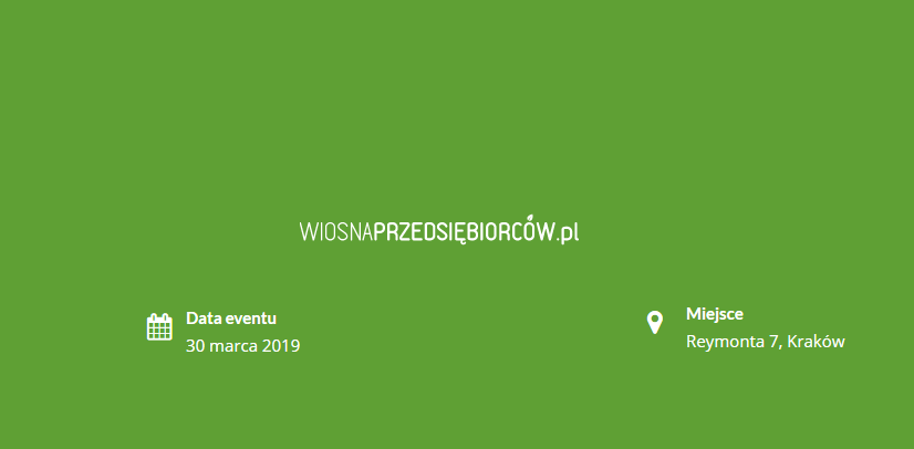 30.03.2019 Konferencja Wiosna Przedsiębiorców 2019 Kraków 