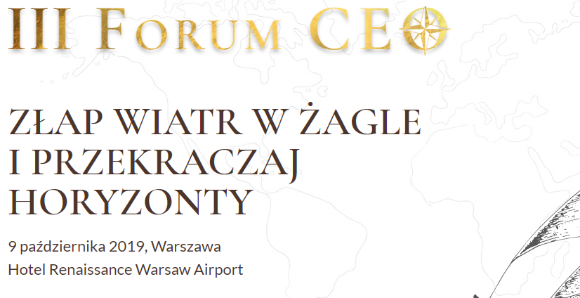 9.10.2019 III Forum CEO 2019 Warszawa 