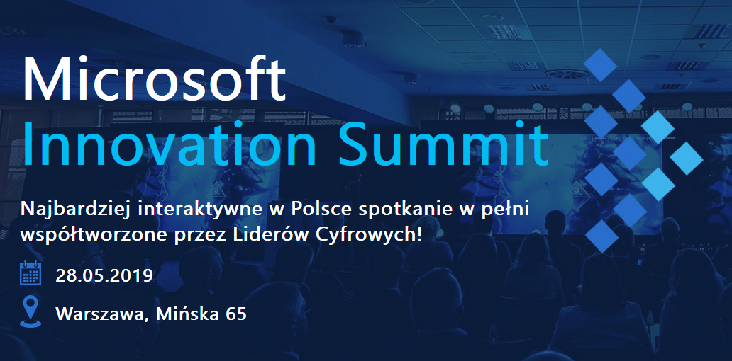 28.05.2019 Konferencja Microsoft Innovation Summit 2019 Warszawa 