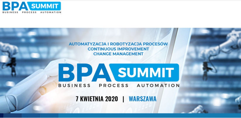 7.04.2020 Konferencja BPA Summit 2020 Warszawa 
