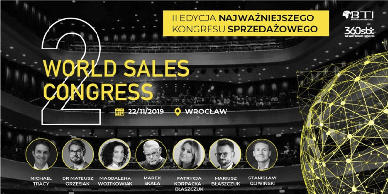 22.11.2019 World Sales Congress -Maksimum Osiągnięć Wrocław 2019 