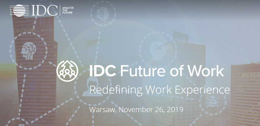 26.11.2019 Konferencja IDC Future of Work 2019 Warszawa 