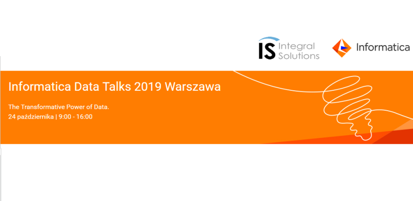 24.10.2019 Konferencja Informatica Data Talks 2019 Warszawa