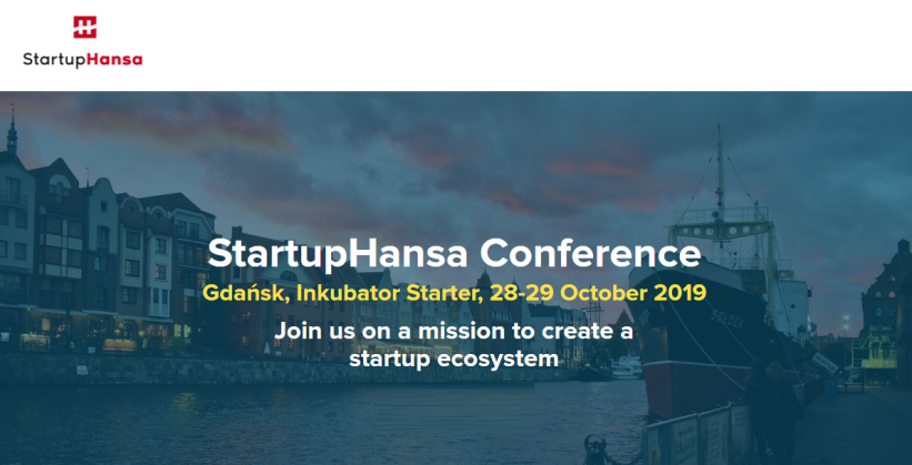 28-29.10.2019 Konferencja StartupHansa 2019 Gdańsk 