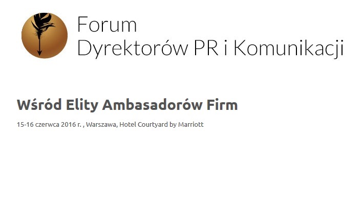 Forum Dyrektorów PR i Komunikacji