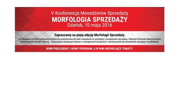 Konferencja Morfologia sprzedaży 